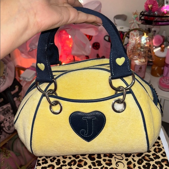 RARE GIRLS GONE JUICY VINTAGE JUICY COUTURE BOWLER BAG - Picture 4 of 9